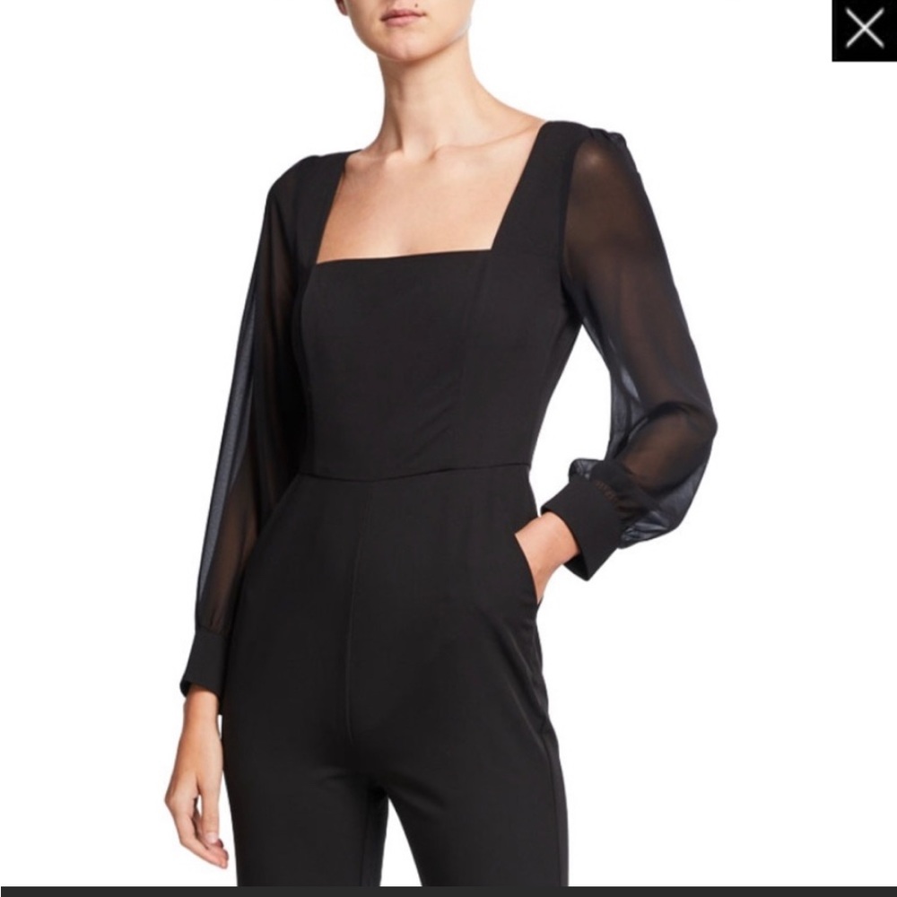 BCBG Square Neck Jumpsuit
